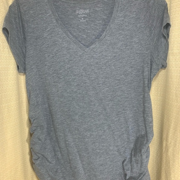 AGlow Gray Maternity T- Shirt  XL - Picture 5 of 5